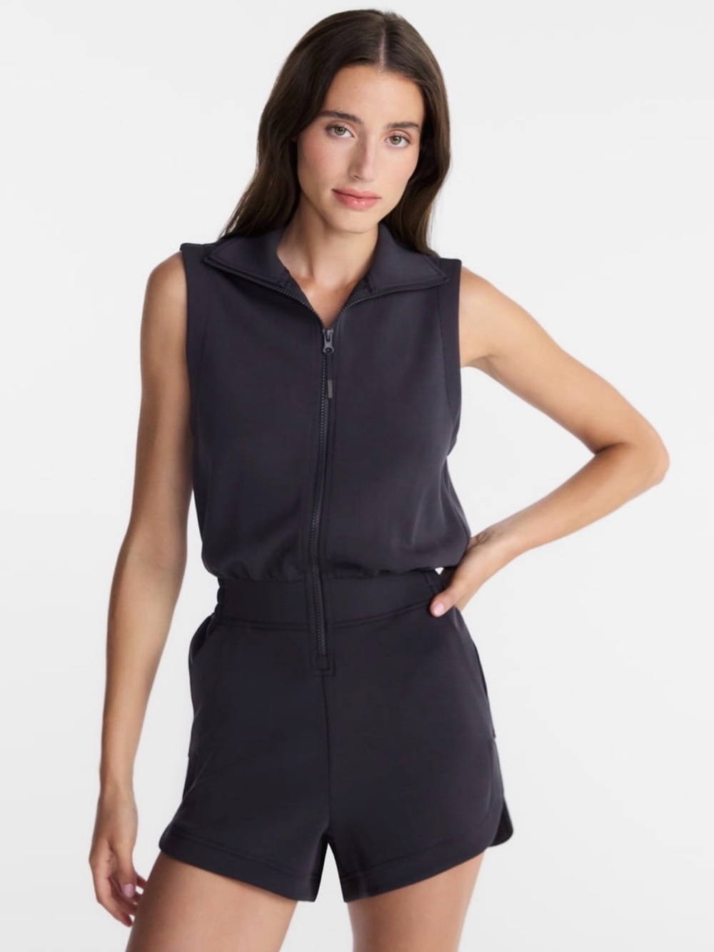 A457 Avia Women's Sleeveless Scubaknit Romper NWT Sizr XXL
